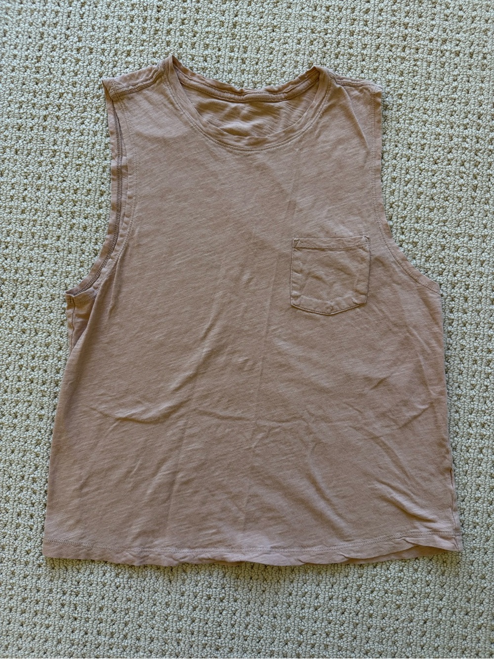 Vuori Women's Dusty Pink Pocket Muscle Tank